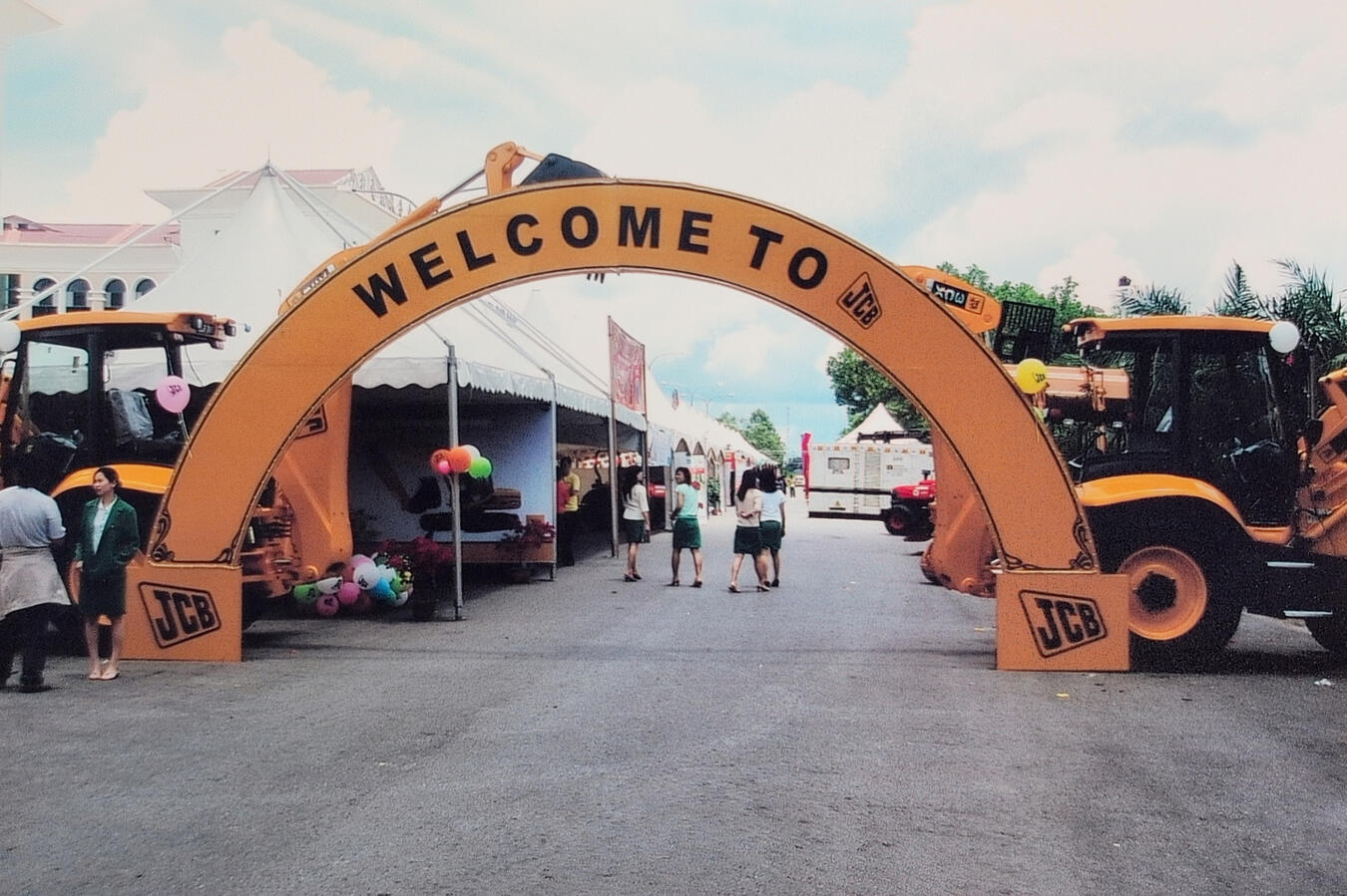 JCB Sales Exhibition, Upper Lanang, 2007