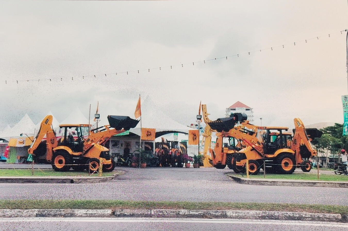 JCB Sales Exhibition, Sibu Town Square, 2009
